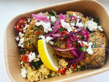 Load image into Gallery viewer, Monday: Lamb Kofta with Spiced Tabbouleh and Tahini Yoghurt freeshipping - By Chef Jen
